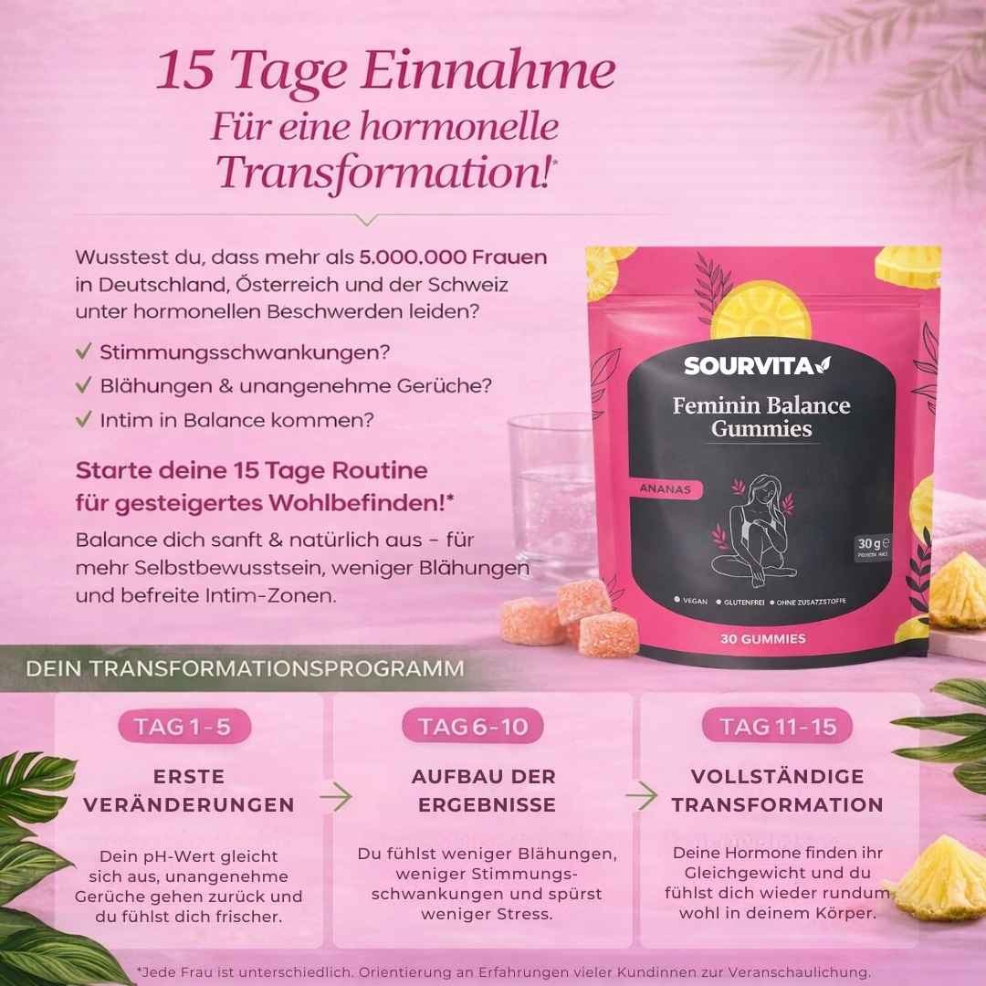Feminin Balance Gummies - Ananas - Sourvita