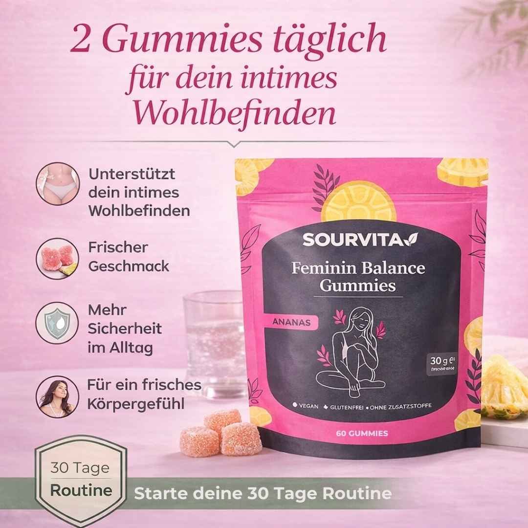 Feminin Balance Gummies - Ananas - Sourvita