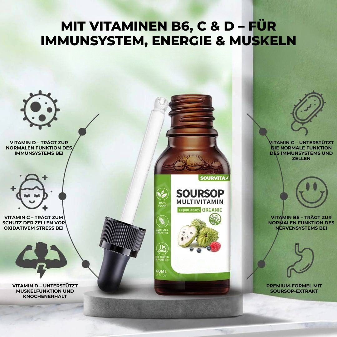 Soursop Multivitamin Liquid Drops – 60ml - Sourvita