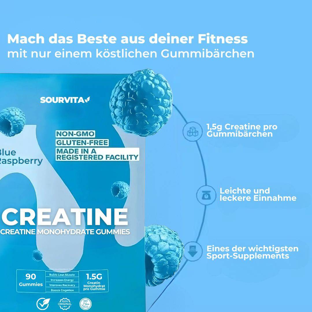 VitalBoost Creatine Gummies - Sourvita