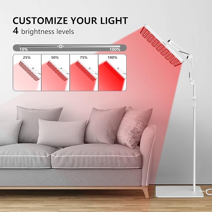Therapy Lamp，Red Light Therapy Panel with Remote