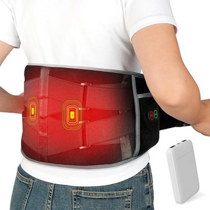 Heating Pad with Massager for Back Pain Relief
