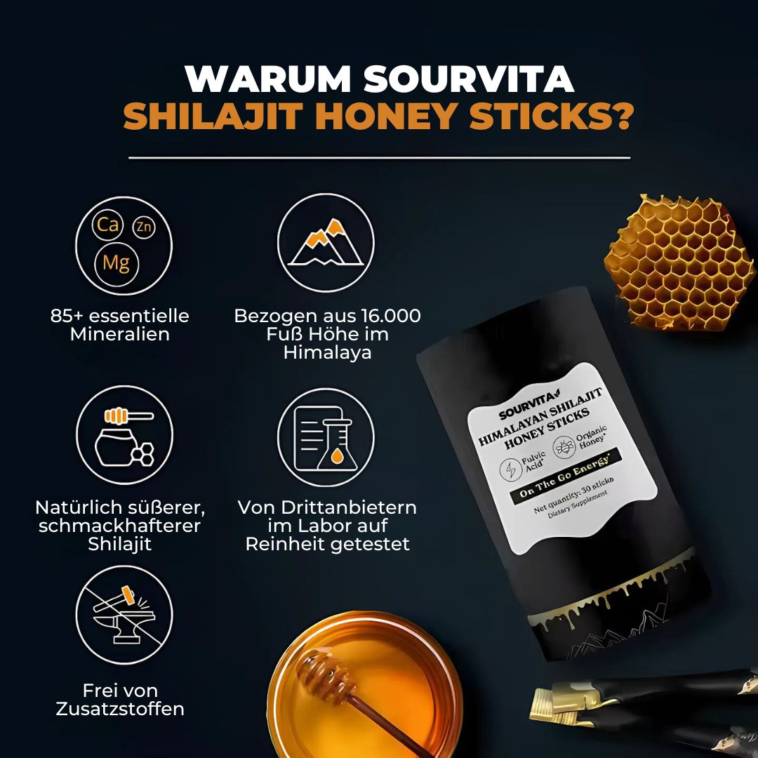 Himalayan Shilajit Honey Sticks