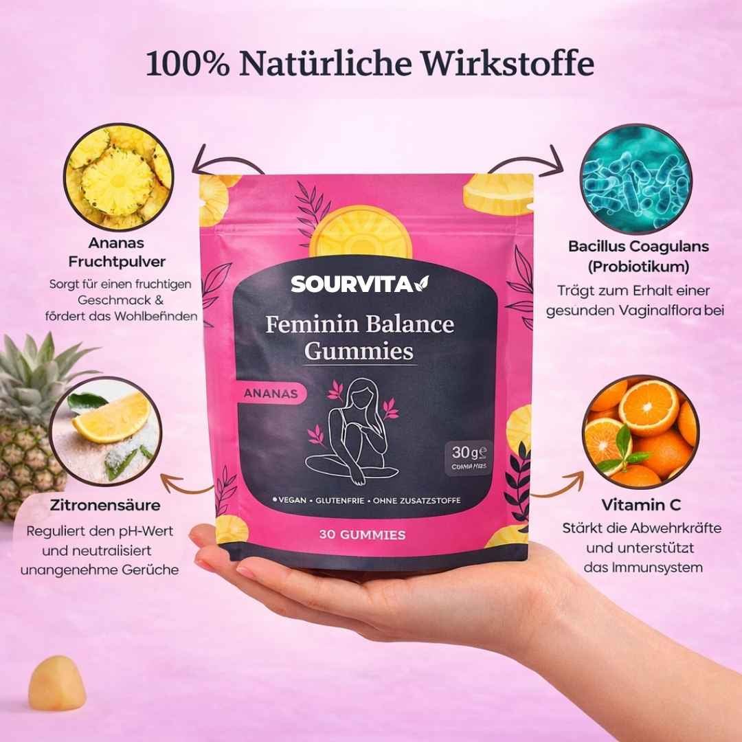 Feminin Balance Gummies - Ananas - Sourvita