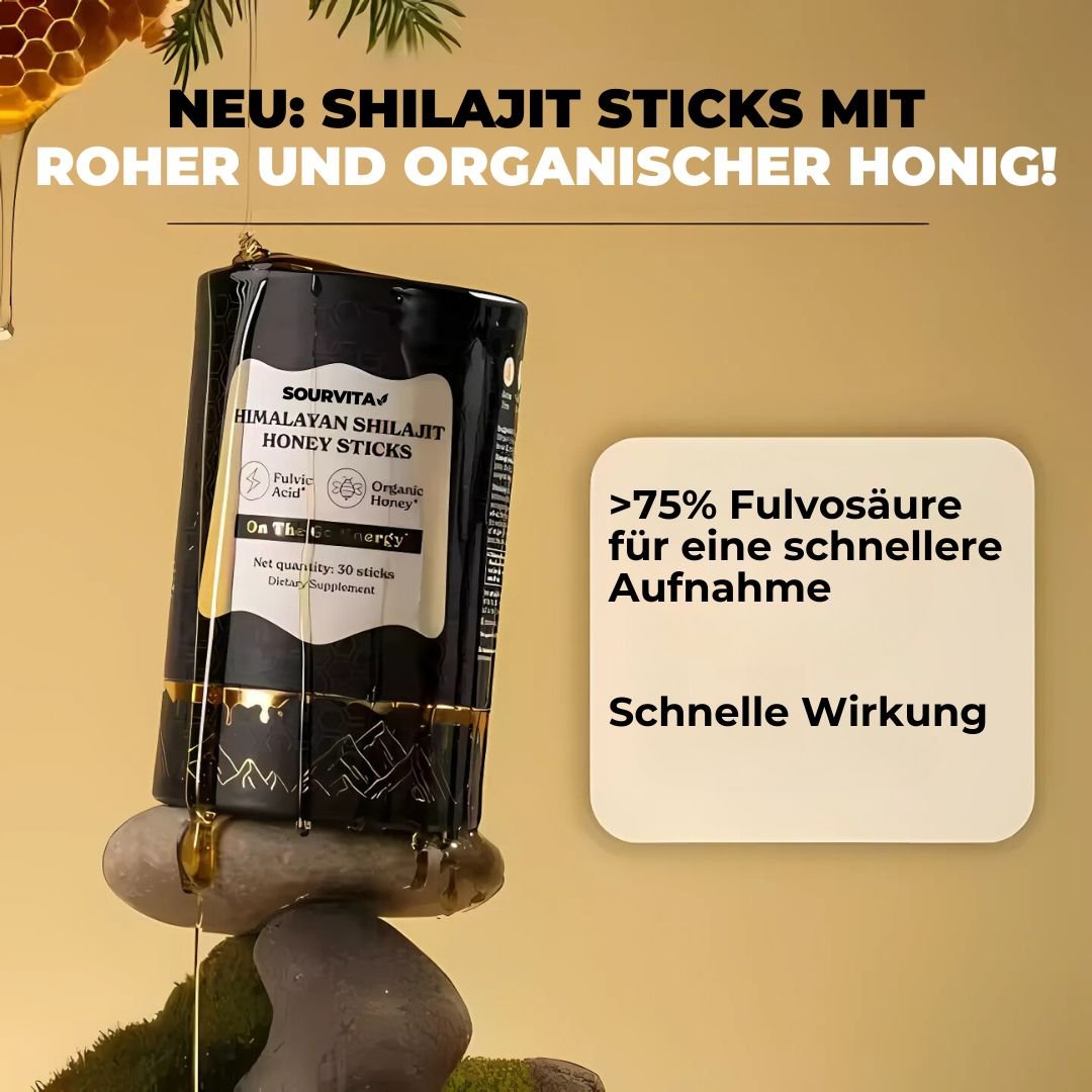 Himalayan Shilajit Honey Sticks - Sourvita