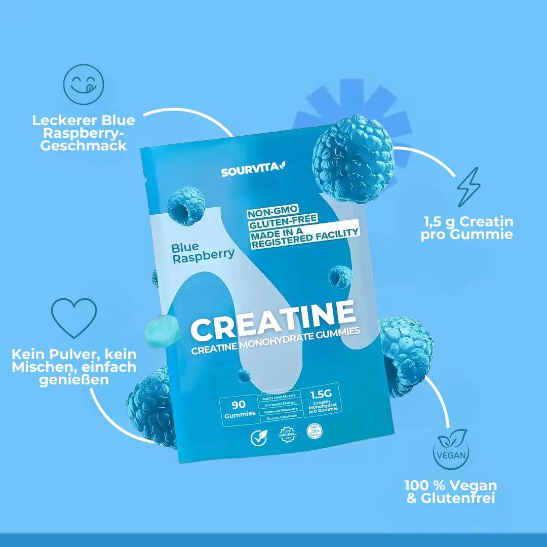 VitalBoost Creatine Gummies - Sourvita